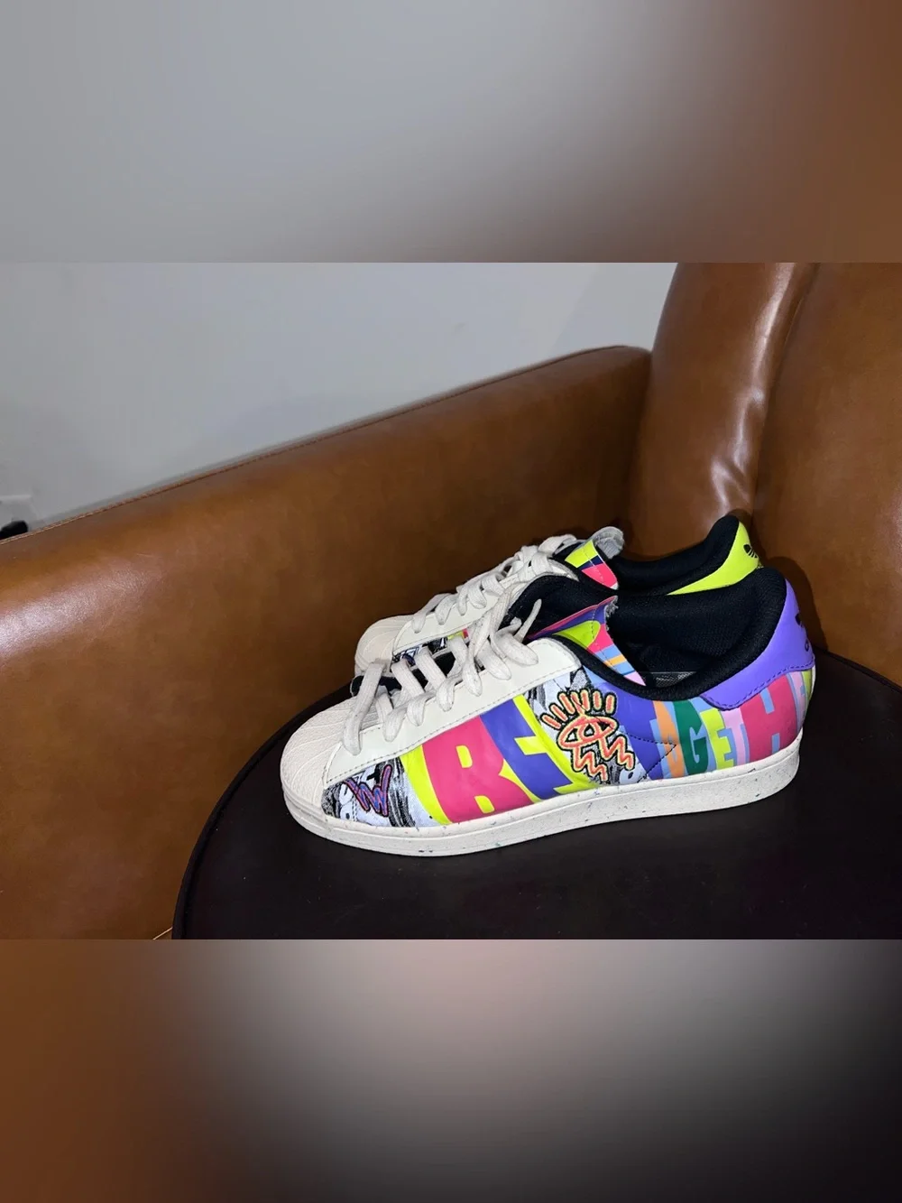 Kris Andrew Small x adidas Superstar 'Pride' sneakers men’s size 8